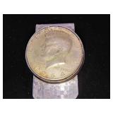 1964 Kennedy half dollar silver Money Clip