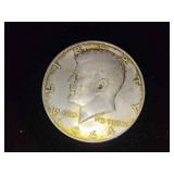 1964 Kennedy half dollar silver