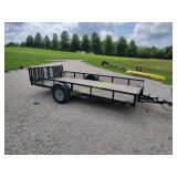 2021 Diamond C 14' trailer flex gate