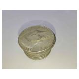 10x 40% Kennedy silver halves