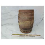 Antique wooden barrel keg