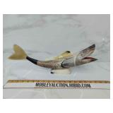 Hand carved Bull  horn fish