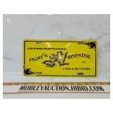 Fightn Rooster collection metal plate