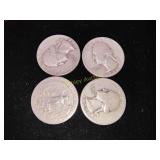 4 Silver Quarters