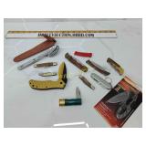 Pocket knife lot and miscellaneous