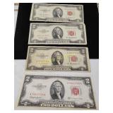 1953 2 Dollar bills