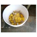BUCKET OF FENCE SUPPLYS