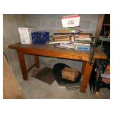 HEAVY DUTY WOODBENCH WITH ALL ON TOP