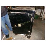 ANTIQUE SAFE IS OPEN NO COMBO