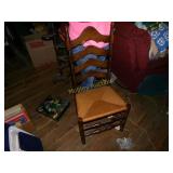 ANTIQUE LADDERBACK CHAIR