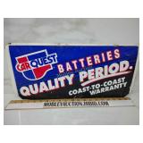 Carquest batteries metal sign