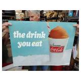 NOS Frozen Coca-Cola poster advertisements four
