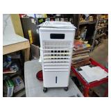 Like new portable evaporative air cooler remote