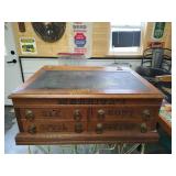 ANTIQUE MERRICKS SPOOL CABINET