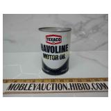 NOS havoline motor oil metal can still full