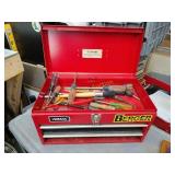 Tool box with tools