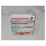 Winchester 20 gauge 2 and 3/4 7/2 shot full box
