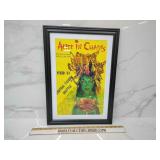 Alice in chains concert poster framed No shipping