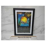 Def Leppard poster framed and Madden no shipping