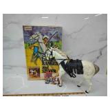 Vintage Gabriel lone ranger and silver box & Horse