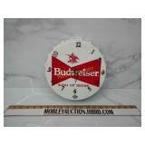 Vintage Budweiser bottle cap clock needs TLC