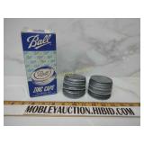 Antique Zinc lids and original box