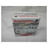 Winchester 20 gauge 2 and 3/4 7/2 shot full box