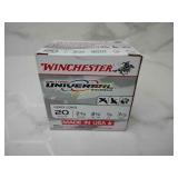 Winchester 20 gauge 2 and 3/4 7/2 shot full box