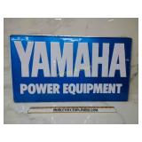 Vintage Yamaha power equipment metal sign