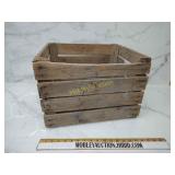 Old wooden crate