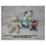 3x  Amish quilted bears