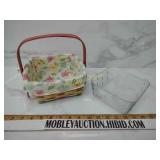 Spring edition longaberger basket with hardliner