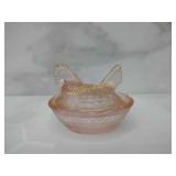 Vintage Mini Hen on Nest