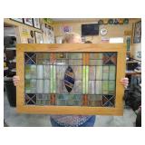 35"x23" stainglass NO SHIPPING