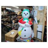 Vintage Blow-Mold Snowman