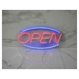 Led open sign works