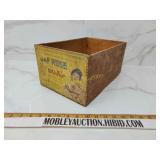 Vintage soap box crate