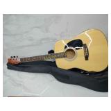 Like new acoustic guitar with case