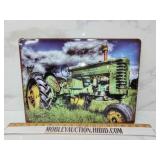 Metal John Deere sign