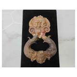 Bronze mythical sea door knocker rare