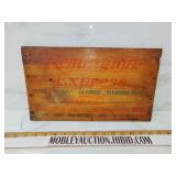 Remington Express crate advertisement