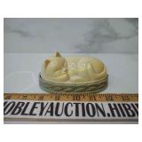 Vintage kitten lint brush