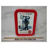 Coca-Cola paws for Coke baseball tray
