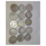 15x Roosevelt silver dimes