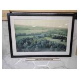Huge framed photo signed 3