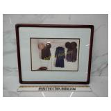 Coat room 14/100 signed print