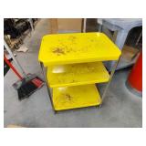 Vintage 3 shelf cart rolls