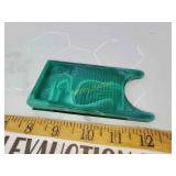 Rare glass Colgate washboard soap holder
