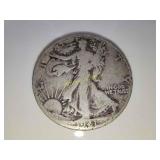 1941 Liberty silver half dollar