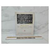 1925 cardstock concert poster University of